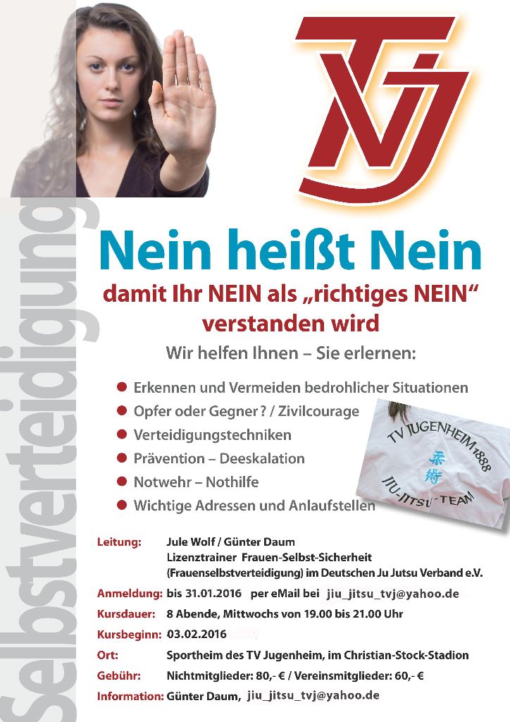 Selbstverteidigung plakat