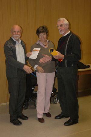 Verleihung 50. Sportabzeichen (in Gold) an Herbert Gallinat