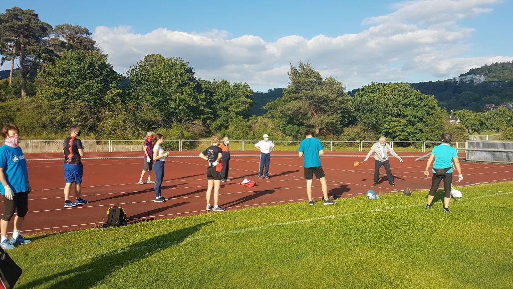 Sportabzeichen im Stadion