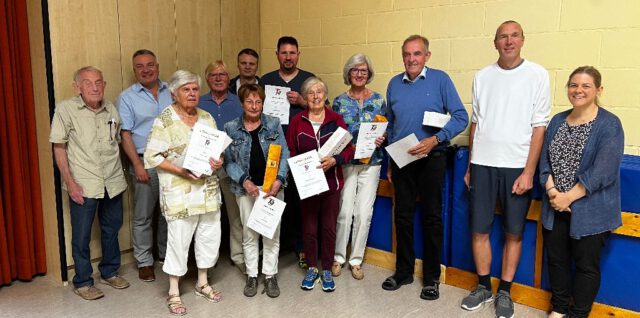 Ehrung langjährige Mitlieder